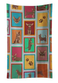 Lots of Chocolate Chihuahua Kitchen Towel Dish Cloths Guest Hand Towel Decorative Bathroom Towel for Face,Tea, Dishcloth, Kitchen and Bath