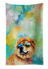 Chow Chow Hippie Dawg Kitchen Towel Dish Cloths Guest Hand Towel Decorative Bathroom Towel for Face,Tea, Dishcloth, Kitchen and Bath (Default: Default)