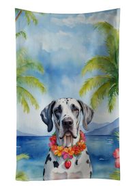 Great Dane Luau Kitchen Towel Dish Cloths Guest Hand Towel Decorative Bathroom Towel for Face,Tea, Dishcloth, Kitchen and Bath (Default: Default)